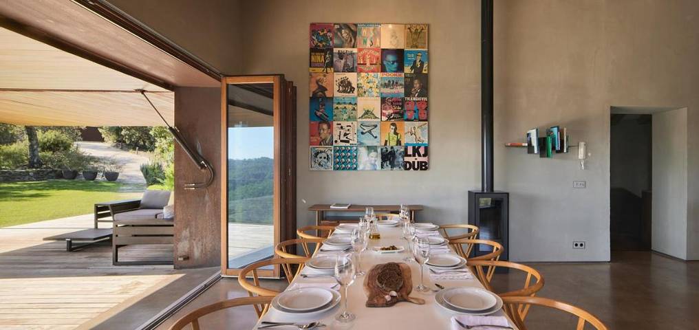 Casa rural para 10 personas, con Balcón y Terraza además de Jardín y Piscina en Cruilles - 3