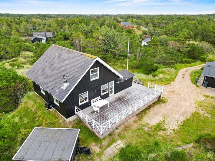 Ferienhaus mit Meerblick für 6 Personen, mit Balkon/Terrasse und Ausblick in Vejers Strand - 2