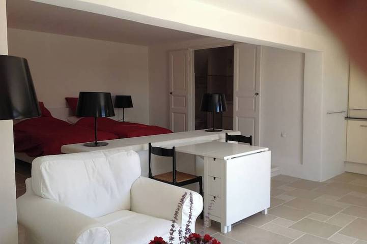 Entire apartment, Spacious Studio (56m2) with all living functions in Montbrun-les-Bains, Nyons region