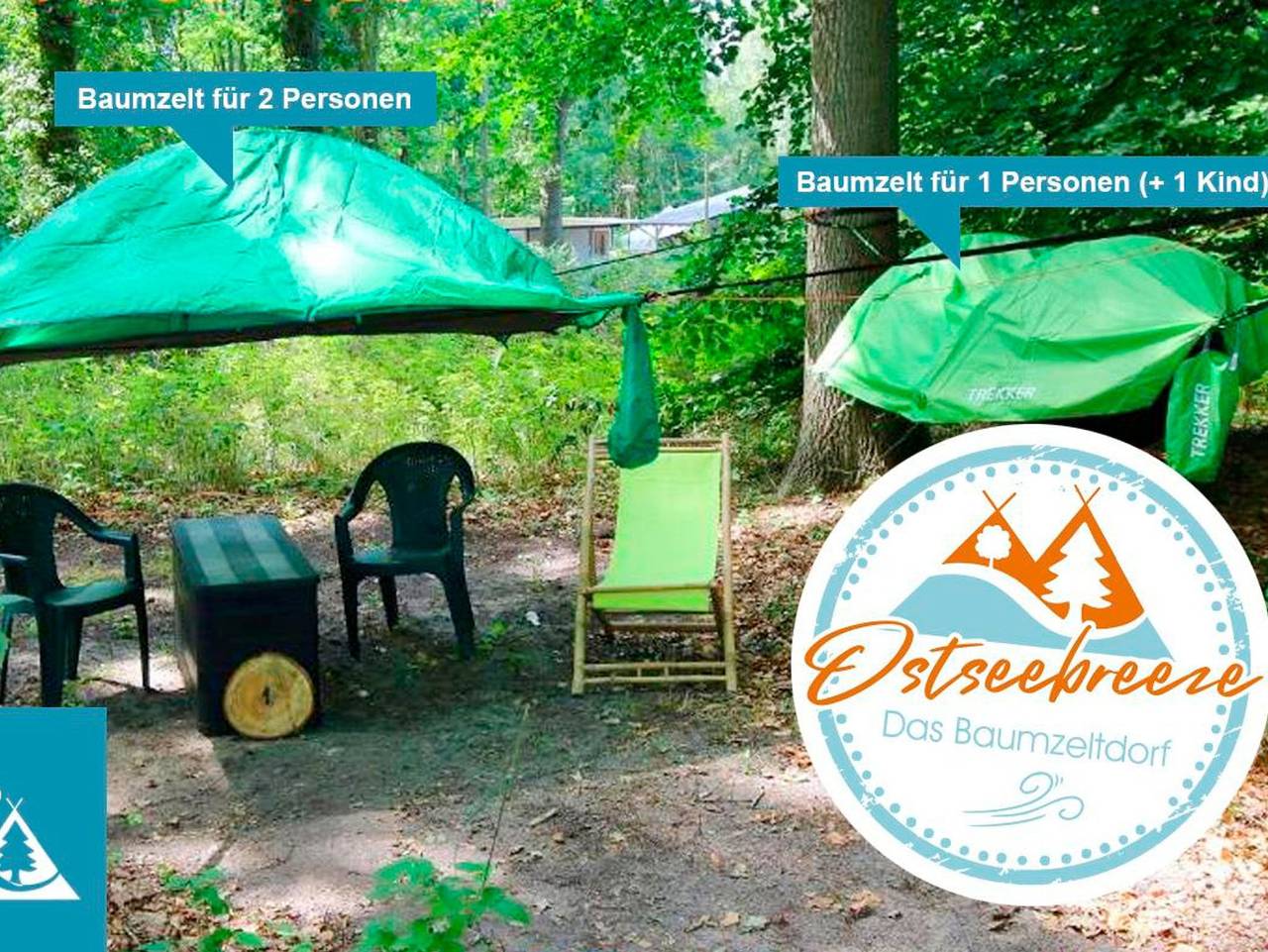 Ganze Ferienwohnung, Ferienpark Bakenberg - Baumzelt Ostseebreeze - Kategorie 1 Nr. 8 in Bakenberg, Dranske