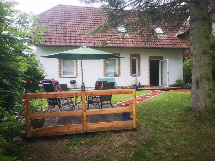 Ferienwohnung für 4 Personen, mit Terrasse und Garten in Peenehagen