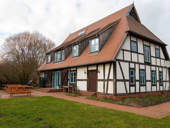 Ferienhaus für 15 Personen, mit Garten und Terrasse sowie Ausblick, kinderfreundlich in Steinhagen