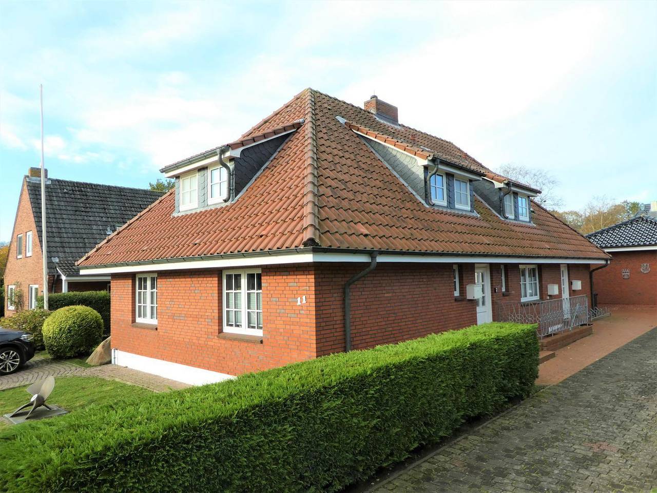 Ganze Wohnung, Ferienhaus Grote Fischerhuus: 110 m², nah zum Strand, Haustiere erlaubt in Wyk auf Föhr (Stadt), Wyk auf Föhr
