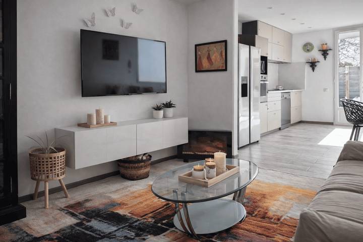 Appartement de vacances pour 5 personnes, avec Jacuzzi et Terrasse
