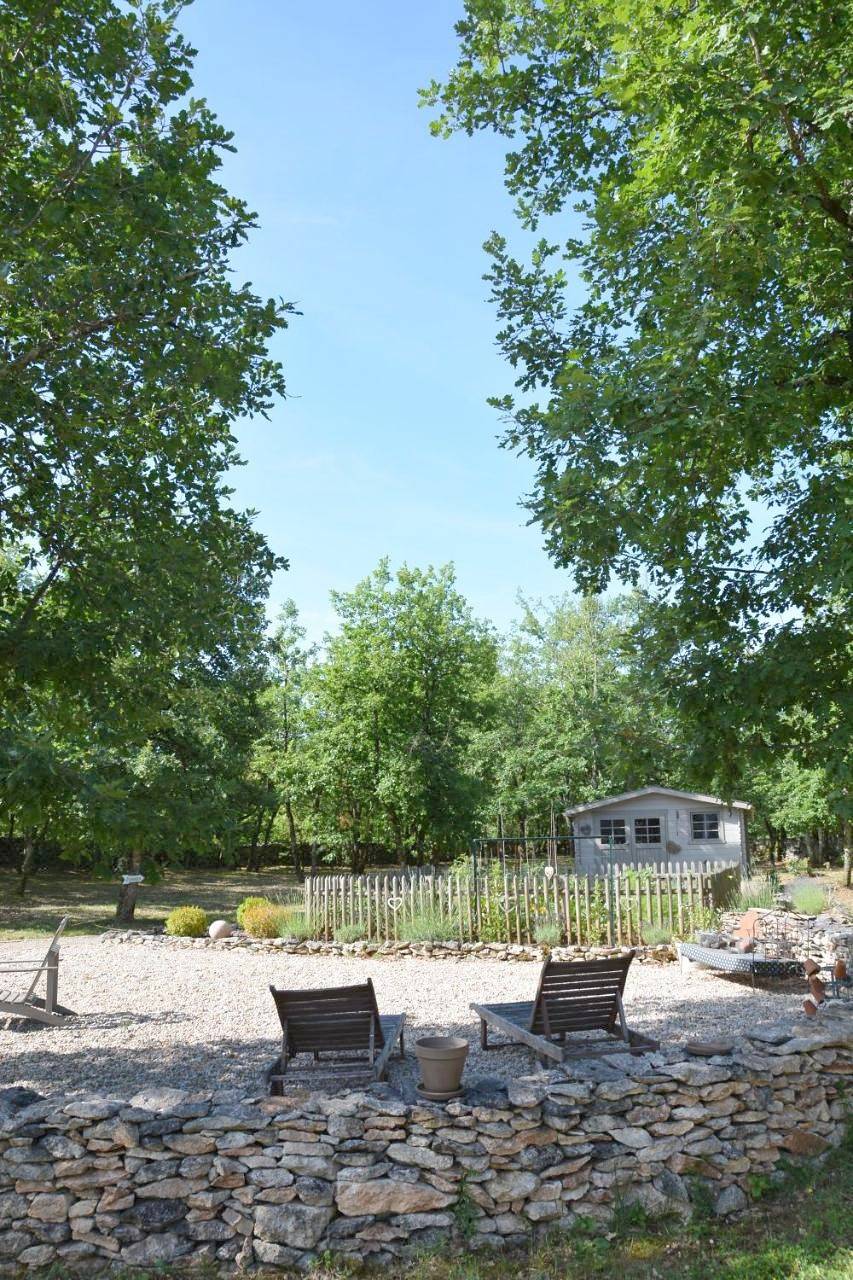 Double Room with Garden View in Lalbenque, Quercy
