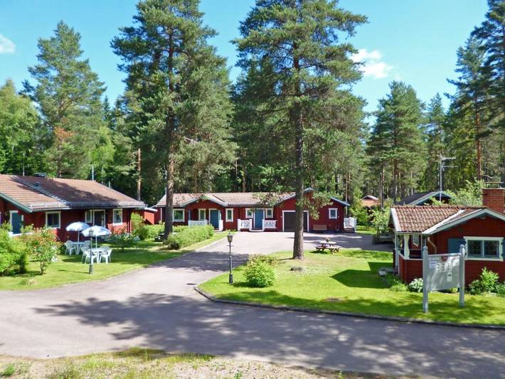 Ferienpark für 6 Personen, mit Terrasse und Garten sowie Sauna und Ausblick in Schweden
