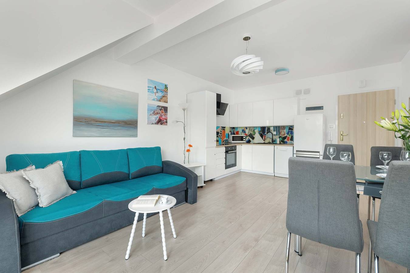 Appartement entier, Feniks 412 Estate | Kołobrzeg | Atmospheric Apartment | Close to the Beach | Swimming Pool | Gym | Children's Playroom in Kołobrzeg, Mer Baltique polonaise