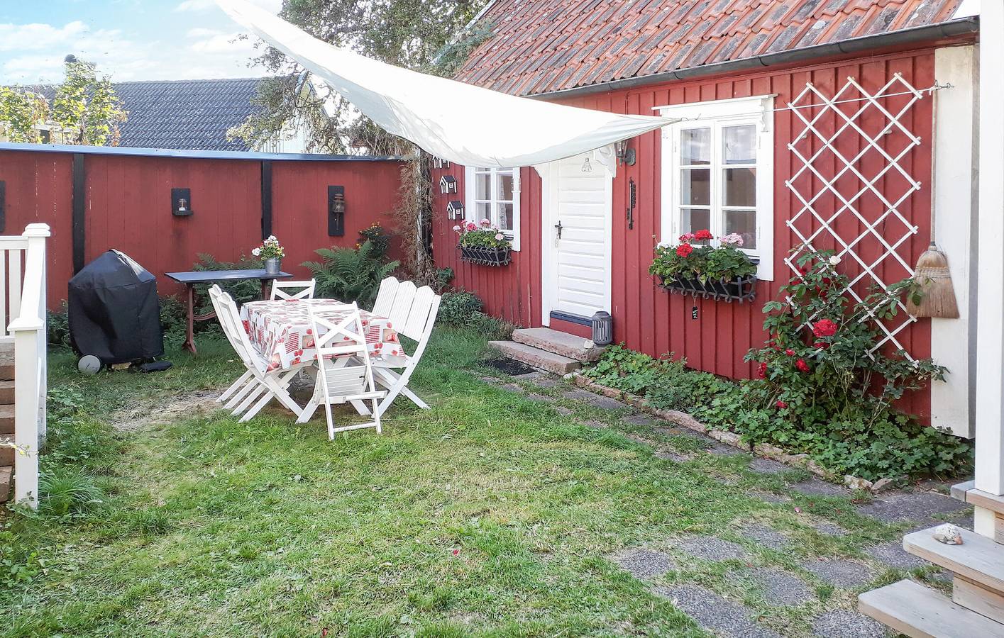 Feriehus for 10 personer med hage in Böda, Öland