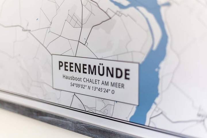 Hausboot für 4 Personen, mit Seeblick und Terrasse am Greifswalder Bodden - 4