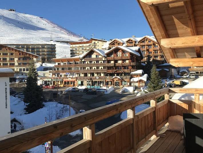 Appartement entier, Bel appartement 3 pièces, 60m², 6 pers, Alpe d'Huez - Près des commerces, pistes et remontées mécaniques in Huez, Parc national des Écrins