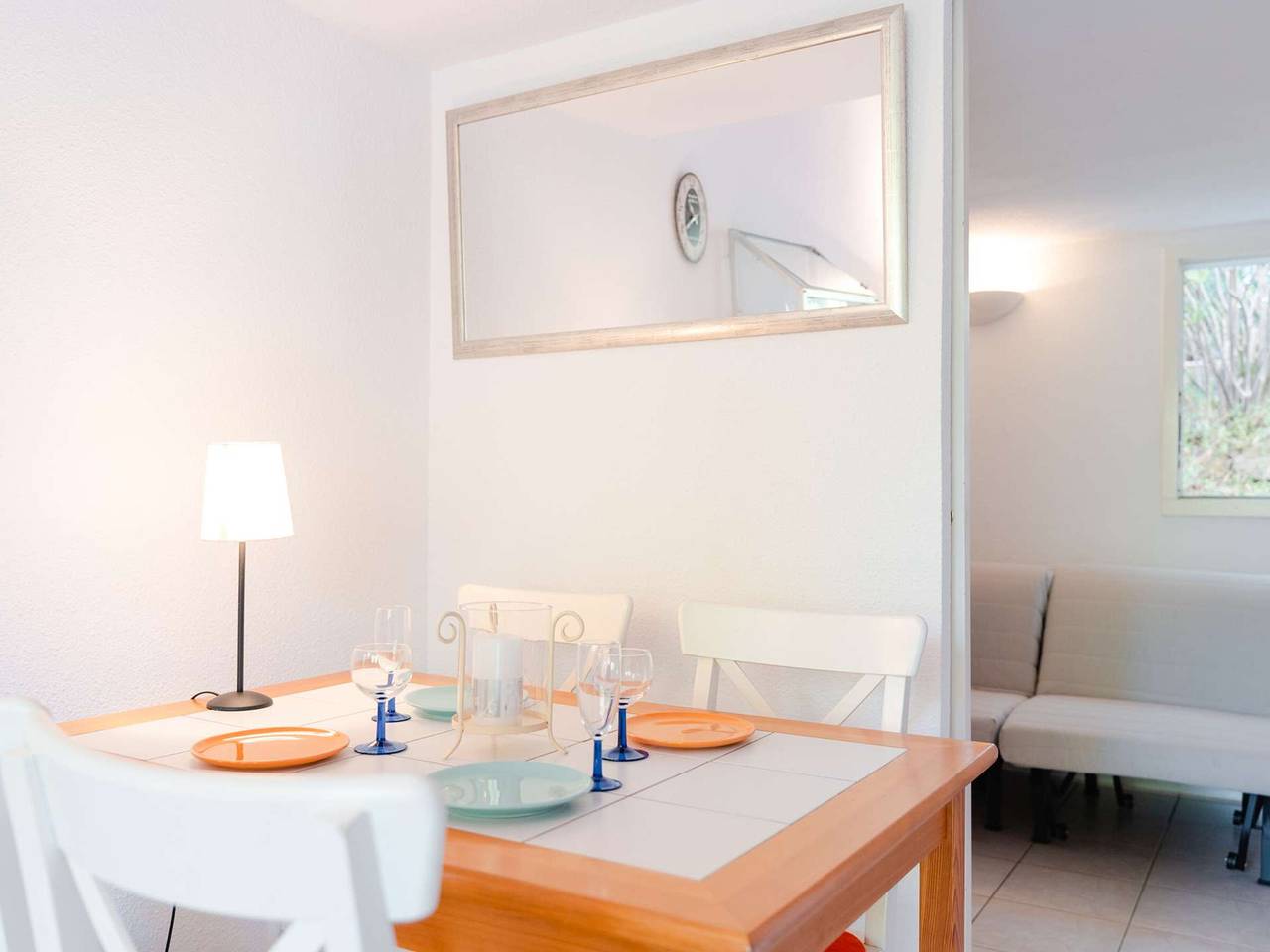 3-Zimmer-Pavillon mit Klimaanlage, Terrasse, Poolzugang, Parkplatz - max 4 Personen, Haustiere erlaubt in Narbonne Plage, Narbonne