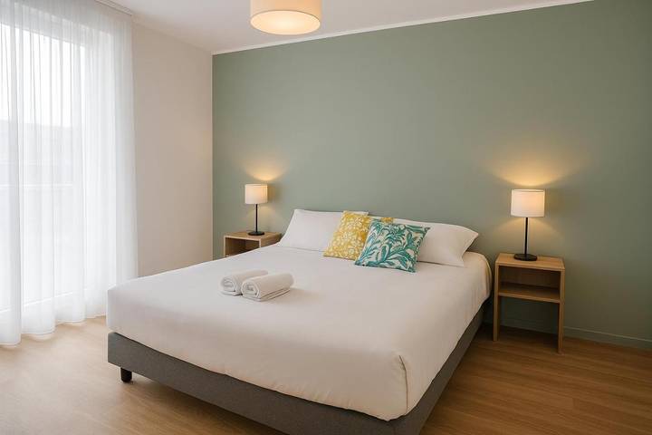 Appart’hôtel pour 2 personnes, avec jardin et vue, animaux acceptés