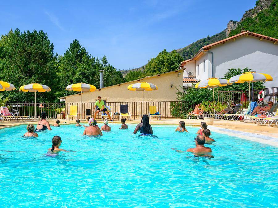 Camping Les Eaux Chaudes - Chalet 4 personen - 4sitzig - Pmr in Digne-les-Bains, Alpes-de-Haute-Provence