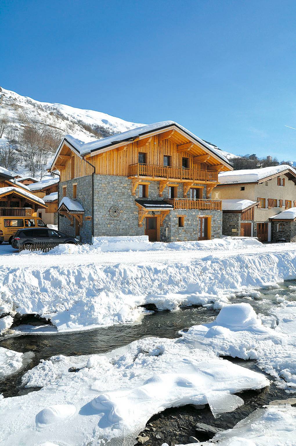 Maison de vacances pour 14 personnes avec sauna in Saint-Martin-de-Belleville, Massif de la Vanoise