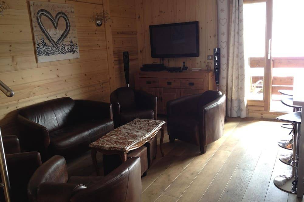 Appartement entier, Beau duplex familial - élégant, confortable et chaleureux  aux pieds des pistes. in Vénosc, Les Deux Alpes