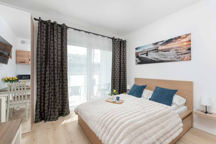 Ferienwohnung für 2 Personen, mit Garten, mit Haustier in Grzybowo