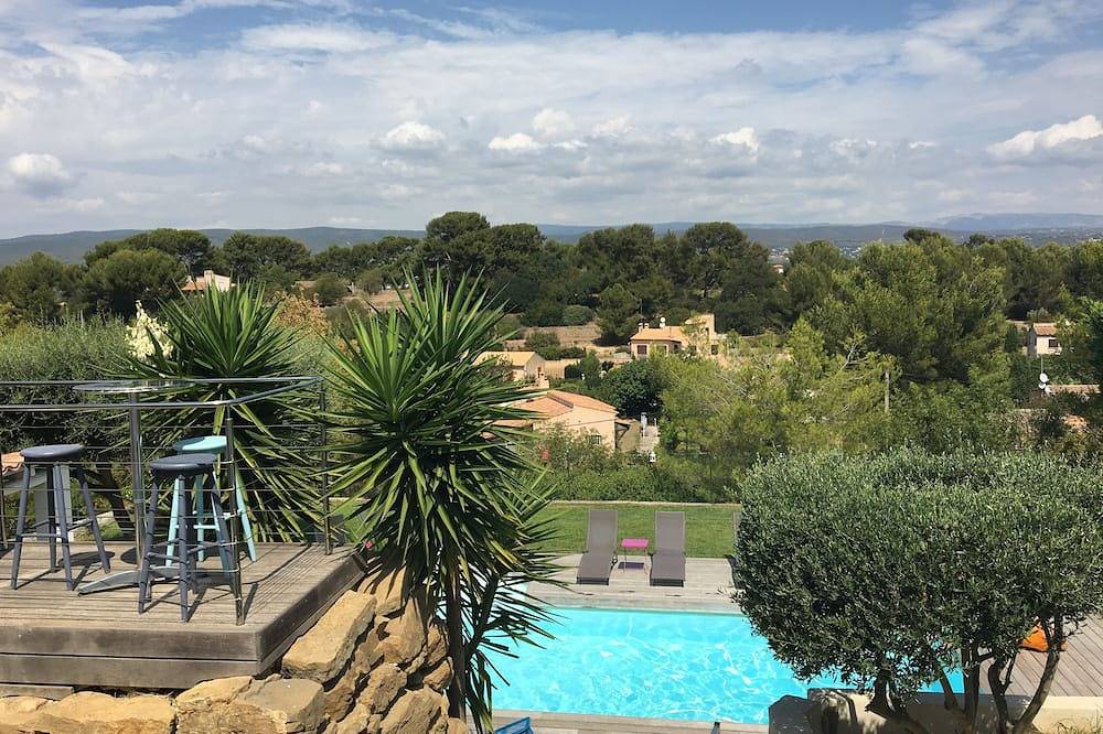 Villa mit Pool Saint Cyr Lecques, 8 Personen, Strand 10 Minuten zu Fuss in Saint-Cyr-sur-Mer, Mittelmeerküste (Frankreich)