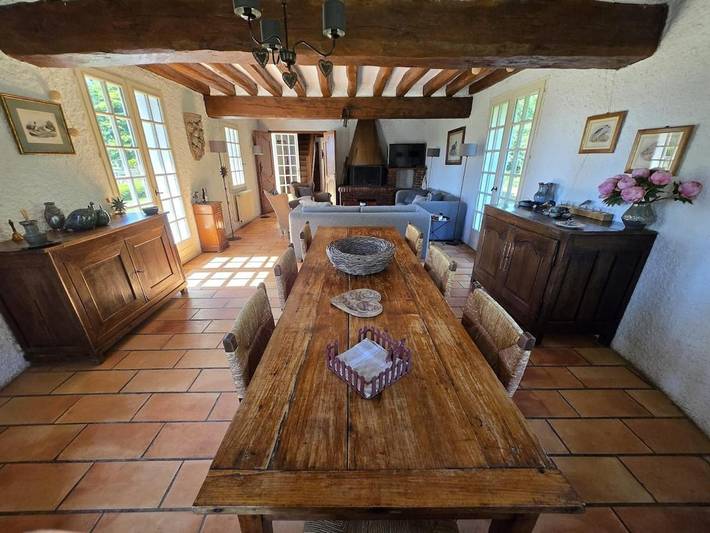 Location de vacances pour 10 personnes, avec vue ainsi que piscine et jardin à Francheville (Eure) - 2