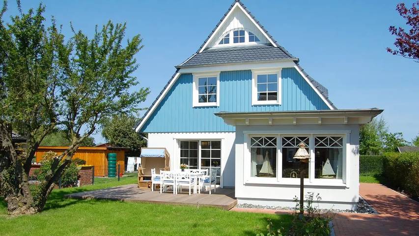 Ferienhaus für 4 Personen, mit Sauna und Garten, mit Haustier in Wustrow