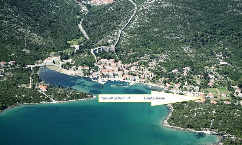 Ferienhaus in Ston / Mali Ston mit Terrasse, Klimaanlage, W-Lan, Waschmaschine (4542-1) in Ston, Dubrovnik-Neretva