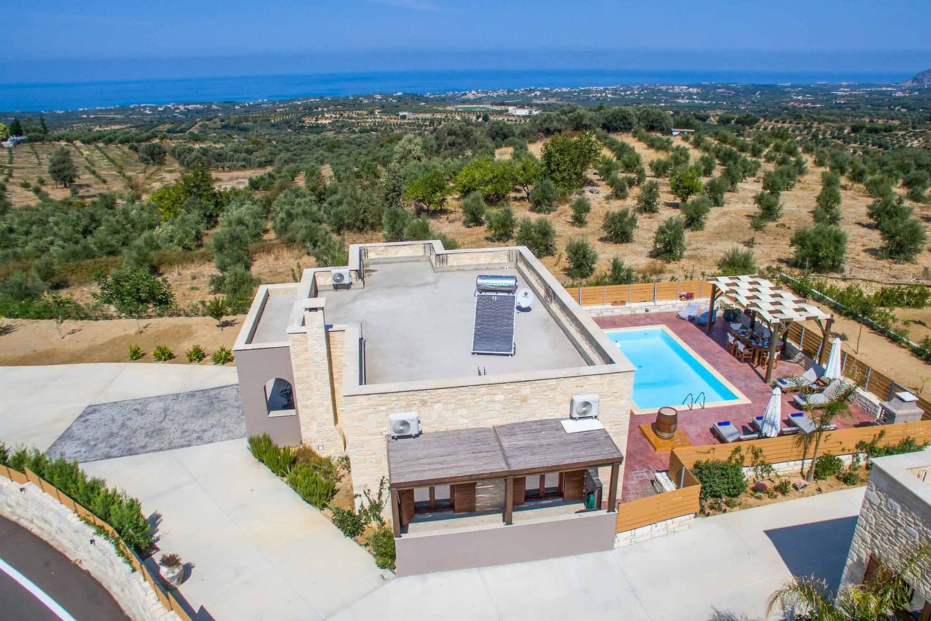 Villa per 6 persone con terrazza in Mesi, Rethymno e dintorni