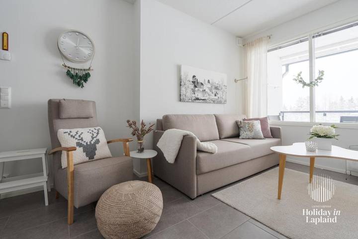 Appartement de vacances pour 4 personnes, avec balcon et sauna