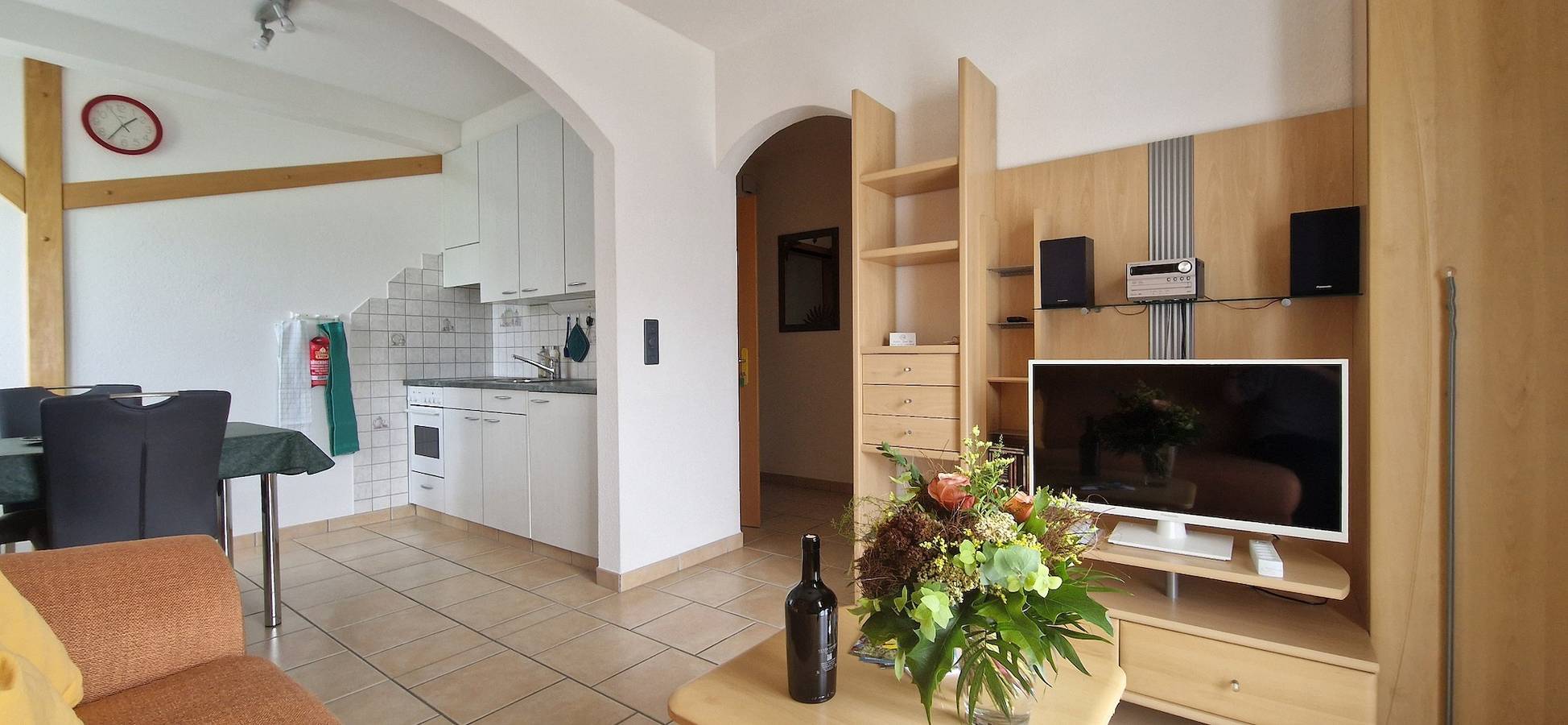 Apartamento vacacional entero, Birke - 2-Zimmer-Wohnung mit 2 Betten in Grächen, Alpes del Valais