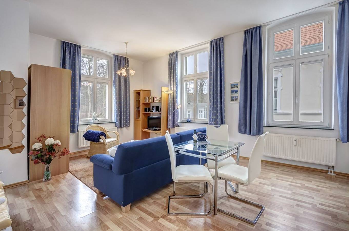 Appartement entier, Villa Frieda, Whg. 08: 45 m² mit Balkon, Wlan und nur 50 m zum Strand in Bansin, Heringsdorf