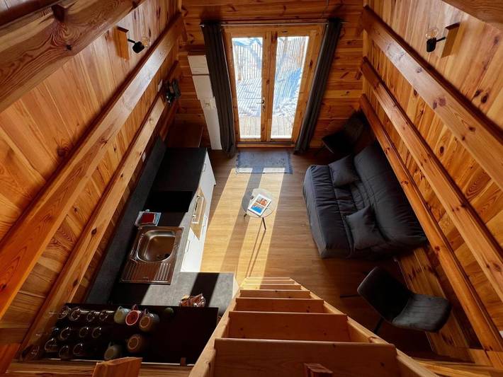 Tente pour 3 personnes, avec terrasse ainsi que jardin et vue dans les Ardennes - 4