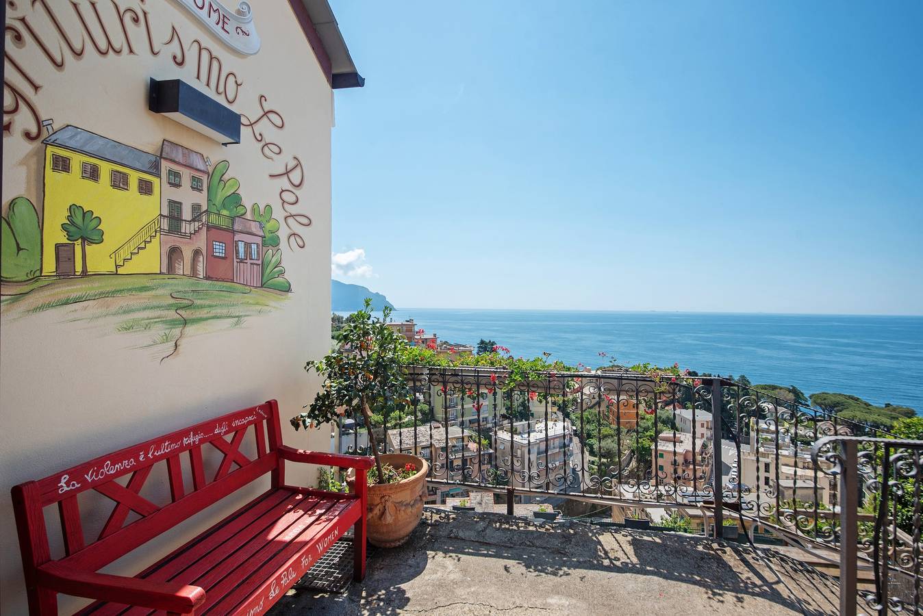 Hel lägenhet, Lägenhet för 6 Personer med trädgård in Bogliasco, Italienska rivieran