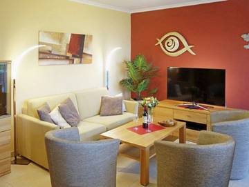 Ferienwohnung für 4 Personen, mit Sauna und Balkon, mit Haustier in Hohen Wieschendorf