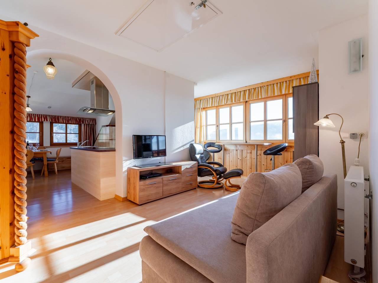 Ganze Wohnung, Apartment mit Balkon nahe der Skigebiete in Mariapfarr, Bundesland Salzburg