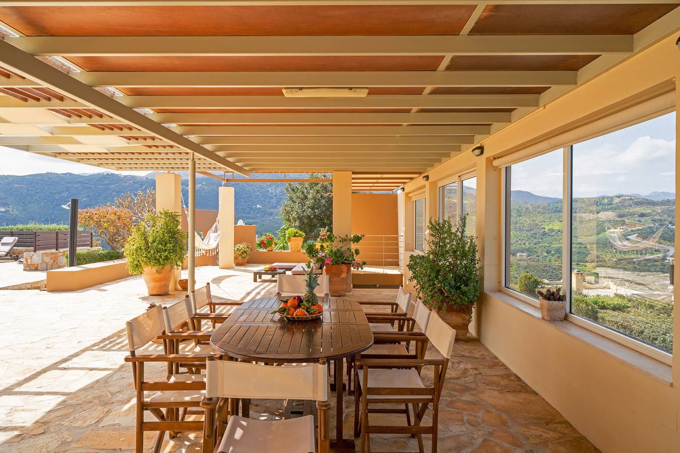 Villa für 8 Personen mit Garten in Agia Pelagia, Achlada