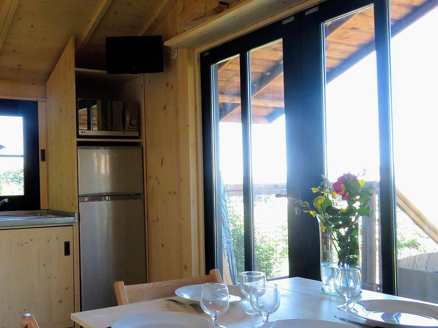 Ushuaia Villages Les 4 Saisons - Lodge 4 personen - Lodge Feroe 20m² (1 Schlafzimmer) Klimaanlage in Grane, Die und Umgebung