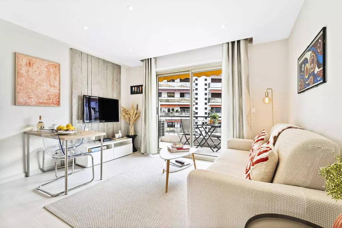 Ganze Wohnung, Zentrum von Cannes, 2P modern mit Terrasse in Cannes, Mittelmeerküste (Frankreich)