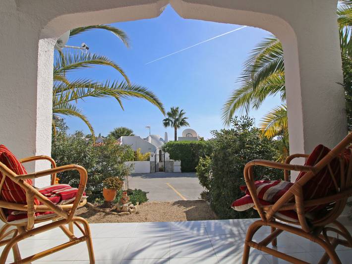 Bungalow para 2 personas, con piscina y jardín, Se admiten mascotas en Comunidad Valenciana