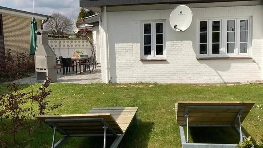 Bungalow für 7 Personen, mit Garten, mit Haustier in Lensterstrand