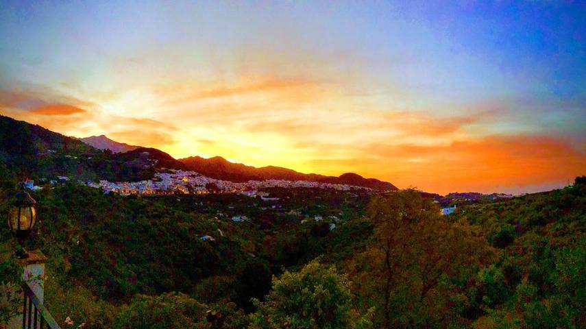 Casa rural para 16 personas, con piscina además de vistas y jardín en Axarquía - 4