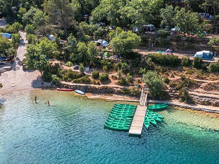 Camping Campasun le Soleil - Safarizelt 4 personen - Zelt Marquise 2 Zimmer in Esparron-de-Verdon, Alpes-de-Haute-Provence
