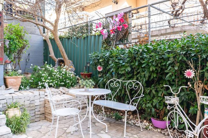 Estudio para 3 personas, con terraza y jardín - 1