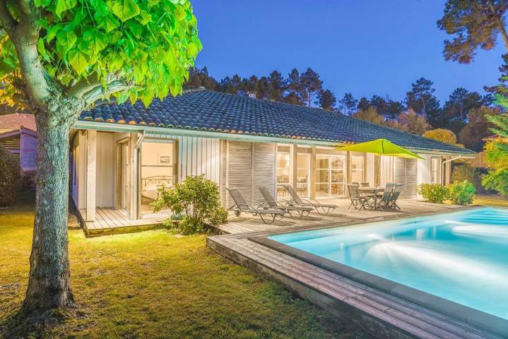 Parc de vacances pour 10 personnes, avec jardin ainsi que piscine et terrasse, animaux acceptés dans les Landes - 2