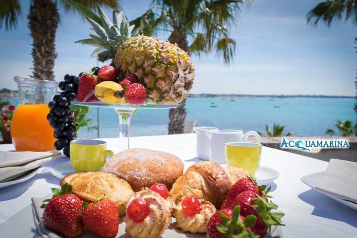 Chambre d’hôte pour 4 personnes, avec terrasse et vue à Porto Cesareo