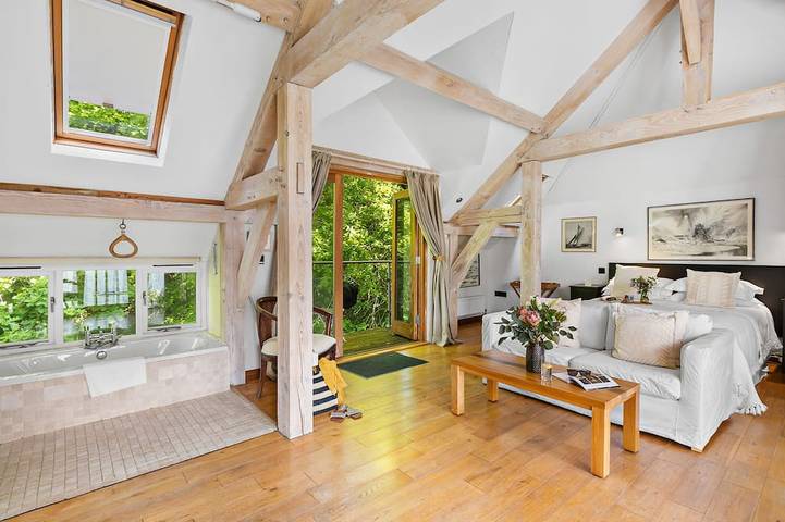 Holiday rental for 2 people, with pool in Dittisham