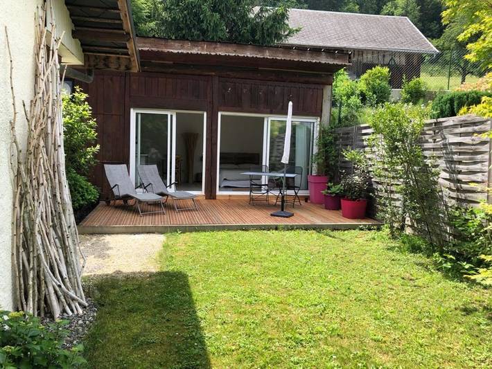 Gîte pour 2 personnes, avec jardin et vue à Saint-Sylvestre (Haute-Savoie)
