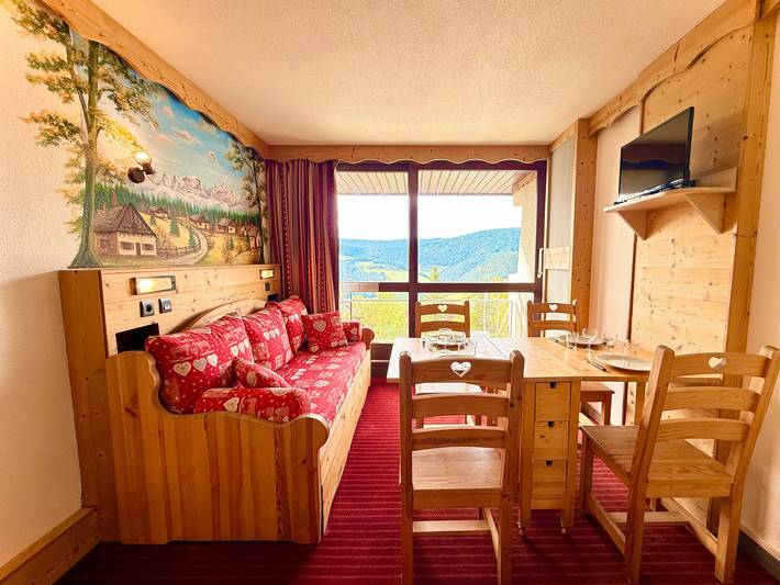 Location de vacances pour 6 personnes, avec balcon à Villard-de-Lans