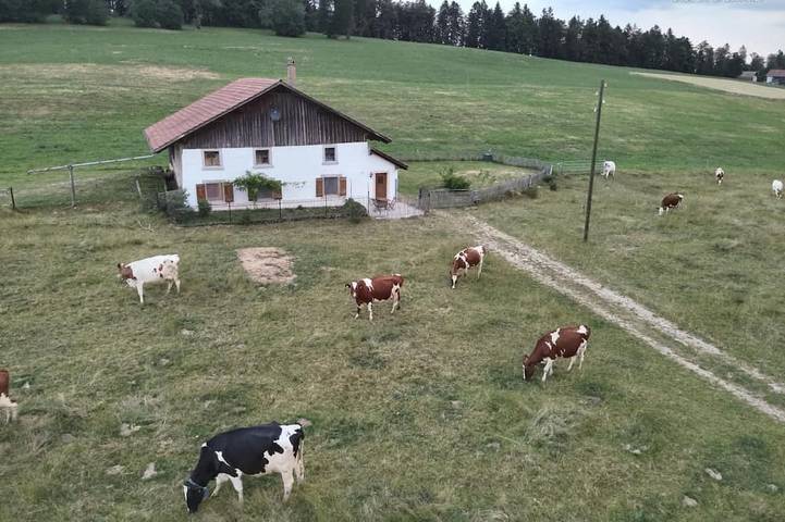 Location de vacances pour 4 personnes, avec Terrasse à Le Noirmont