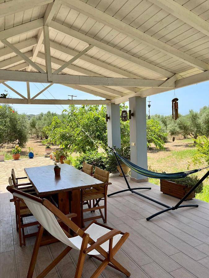 Maison de vacances pour 3 personnes, avec terrasse ainsi que jardin et vue