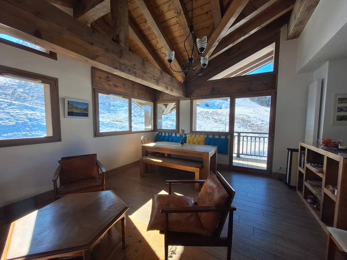 Gîte pour 12 personnes, avec Balcon dans Le Pleynet Les Sept Laux