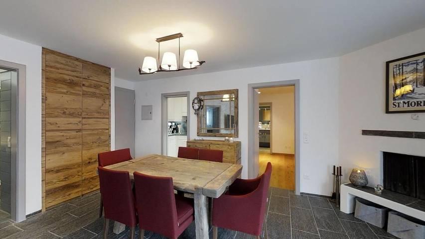 Ferienwohnung für 4 Personen, mit Garten und Ausblick, mit Haustier in Celerina - 4