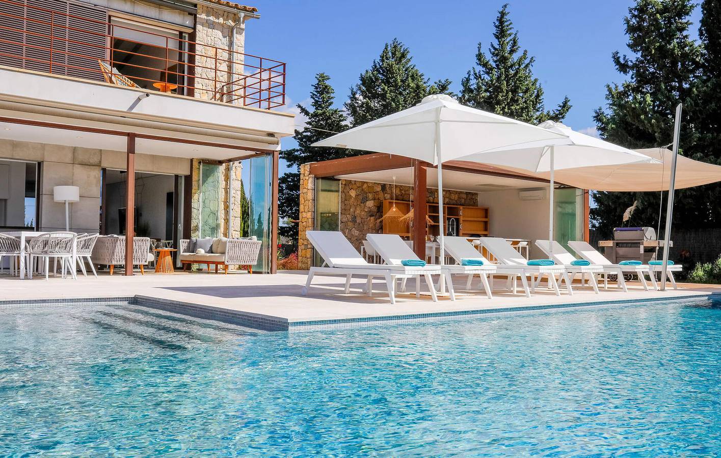 Schicke 2BR Wohnung mit Pool, Grill & AC in der Nähe von Inca Center in Inca, Mallorca Inselmitte